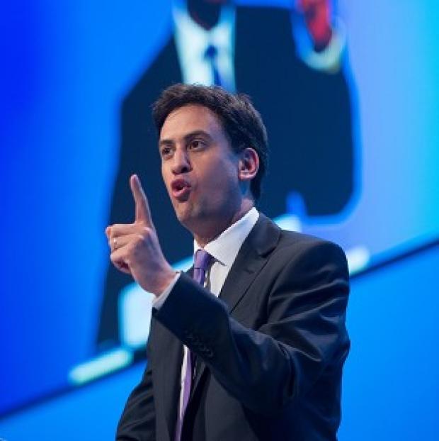 Labour leader Ed Miliband holds a question and answer session with delegates on the last day of his party's annual conference in Brighton