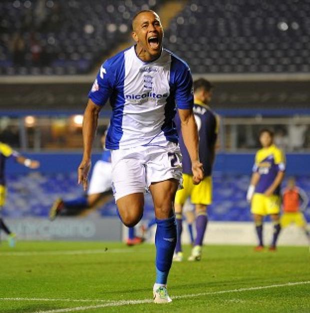 Matt Green scored Birmingham's second goal at St Andrew's