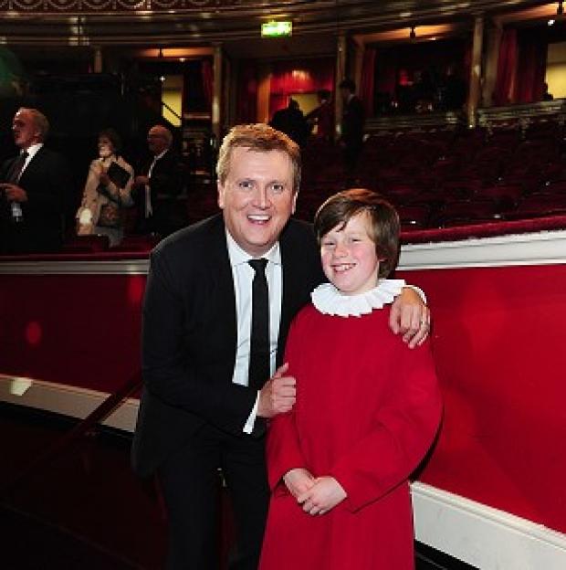 Aled Jones and Jack Topping at the Classic Brit Awards