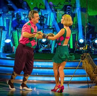 Congleton Guardian: Aliona Vilani and Tony Jacklin perform during rehearsals for Strictly Come Dancing (BBC/PA) Congleton Guardian: Aliona Vilani and Tony Jacklin perform during rehearsals for Strictly Come Dancing (BBC/PA)