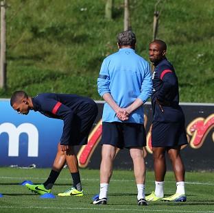 England have been training at St George's Park in Burton on Tuesday ahead of Friday's showdown with Montenegro