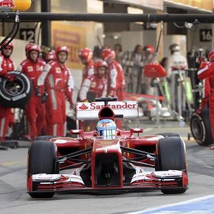 Congleton Guardian: Sebastian Vettel has a 90-point lead over Fernando Alonso, pictured, with 100 to play for (AP) Congleton Guardian: Sebastian Vettel has a 90-point lead over Fernando Alonso, pictured, with 100 to play for (AP)