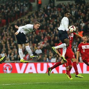 Wayne Rooney scored England's opening goal at Wembley