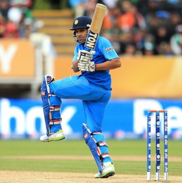 Rohit Sharma top-scored with an unbeaten 141
