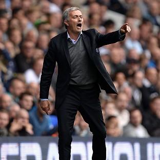 Congleton Guardian: Jose Mourinho was banished to the stands during Chelsea's match against Cardiff Congleton Guardian: Jose Mourinho was banished to the stands during Chelsea's match against Cardiff