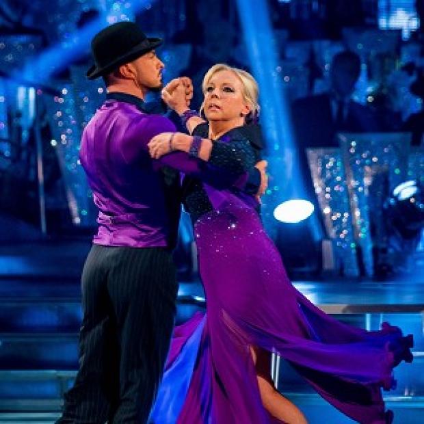 Deborah Meaden and Robin Windsor perform during Strictly Come Dancing (BBC/PA)