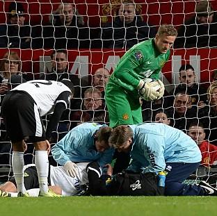 Robert Snodgrass was knocked out during Norwich's defeat at Old Trafford