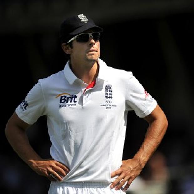 England skipper Alastair Cook has a back problem