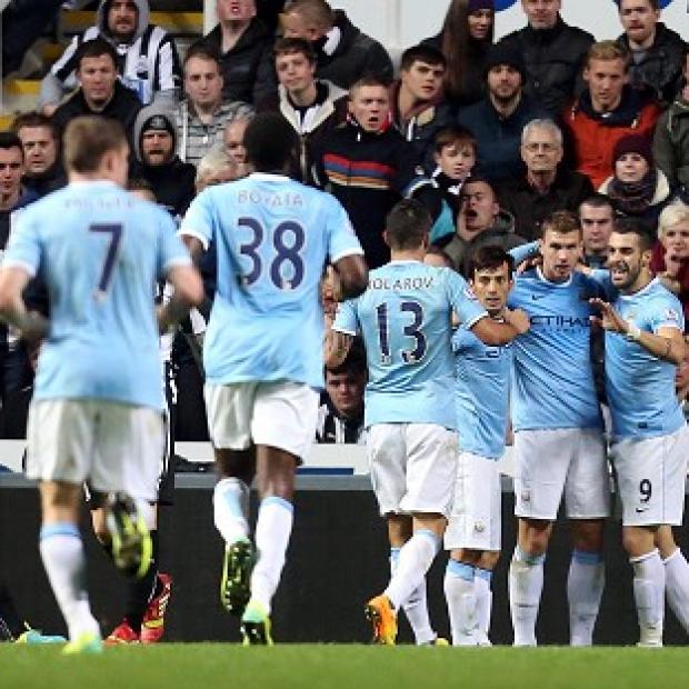 Alvaro Negredo, right, scored City's opener in extra time