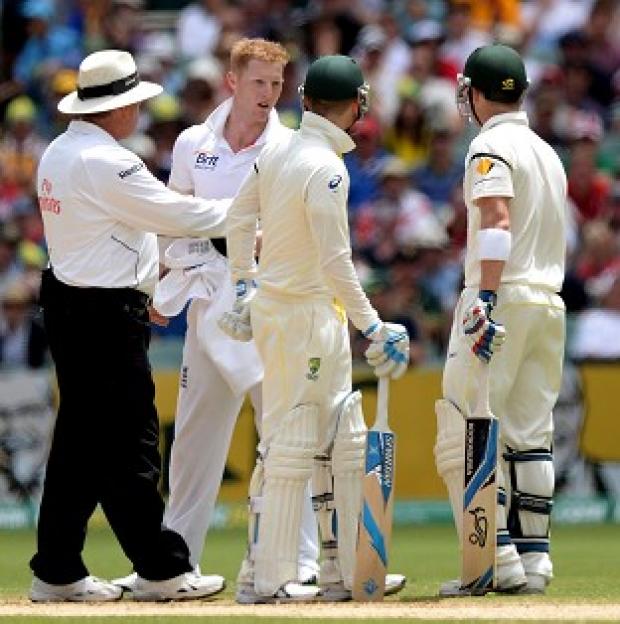 Congleton Guardian: Ben Stokes, second left, says England need to 'bat long and score as many runs as we can' Congleton Guardian: Ben Stokes, second left, says England need to 'bat long and score as many runs as we can'