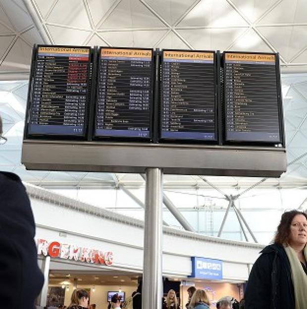 Congleton Guardian: Air passengers faced more travel misery with flights unable to land at Stansted Airport in Essex due to damage to the instrument landing system Congleton Guardian: Air passengers faced more travel misery with flights unable to land at Stansted Airport in Essex due to damage to the instrument landing system