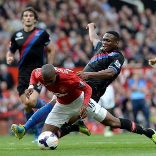 Congleton Guardian: Ashley Young, front, has been booked for diving this term Congleton Guardian: Ashley Young, front, has been booked for diving this term