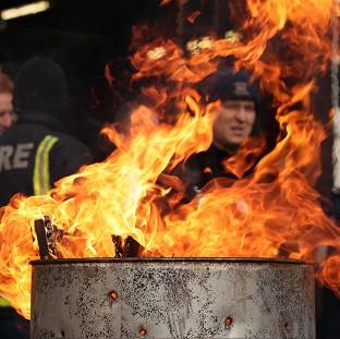 Congleton Guardian: Members of the FBU have walked out for four hours in the ongoing pensions row Congleton Guardian: Members of the FBU have walked out for four hours in the ongoing pensions row