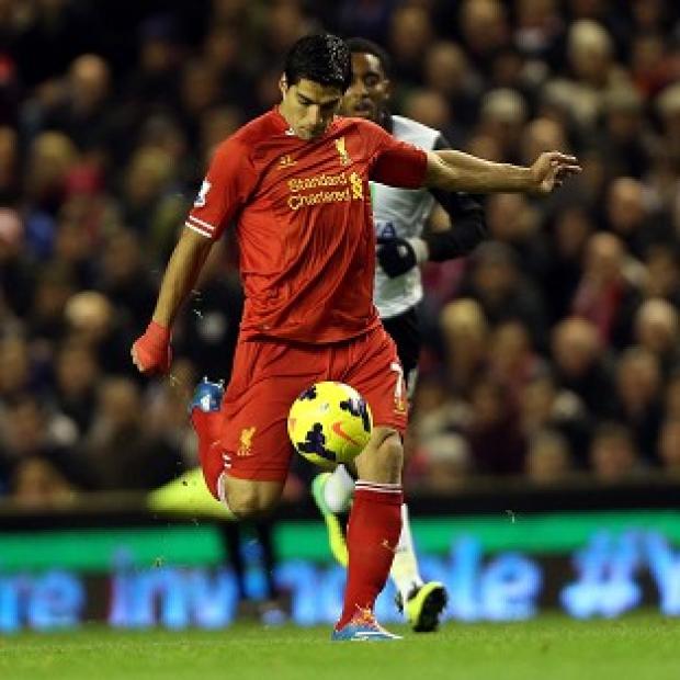Congleton Guardian: Luis Suarez has scored 15 times this season Congleton Guardian: Luis Suarez has scored 15 times this season