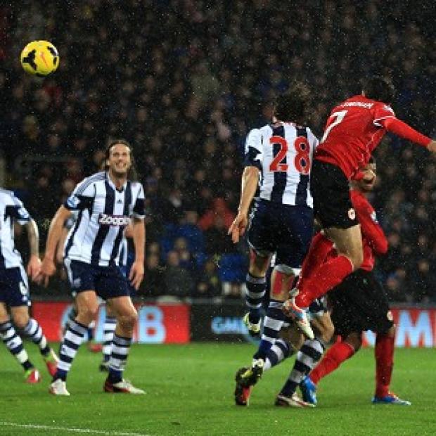 Congleton Guardian: Peter Whittingham, right, heads home the winning goal Congleton Guardian: Peter Whittingham, right, heads home the winning goal