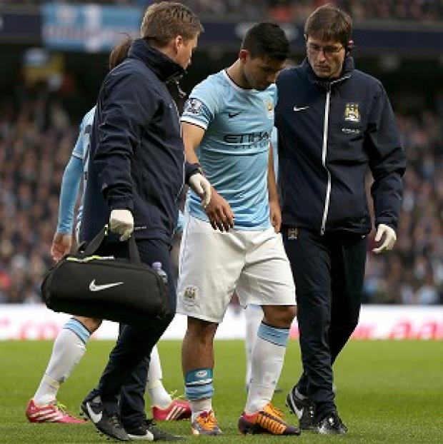 Congleton Guardian: Segio Aguero could be out of action for a month Congleton Guardian: Segio Aguero could be out of action for a month