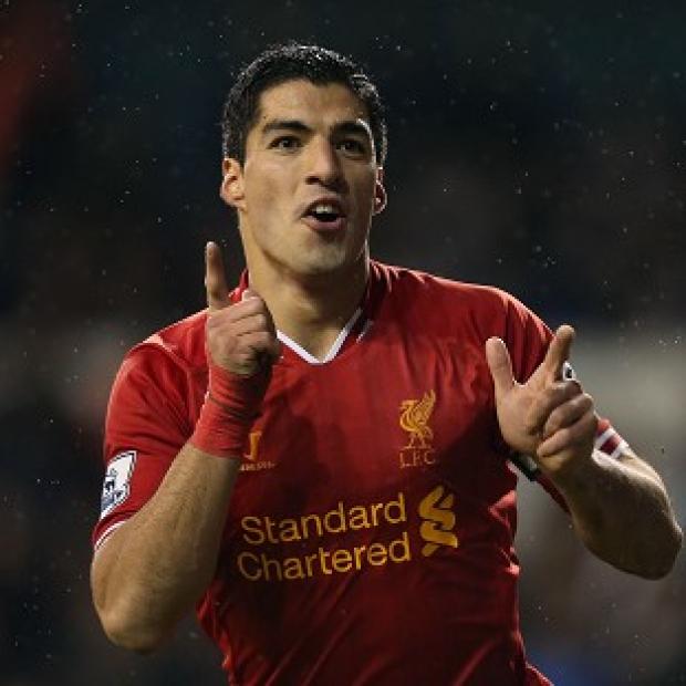 Congleton Guardian: Luis Suarez has netted 17 times so far this term Congleton Guardian: Luis Suarez has netted 17 times so far this term