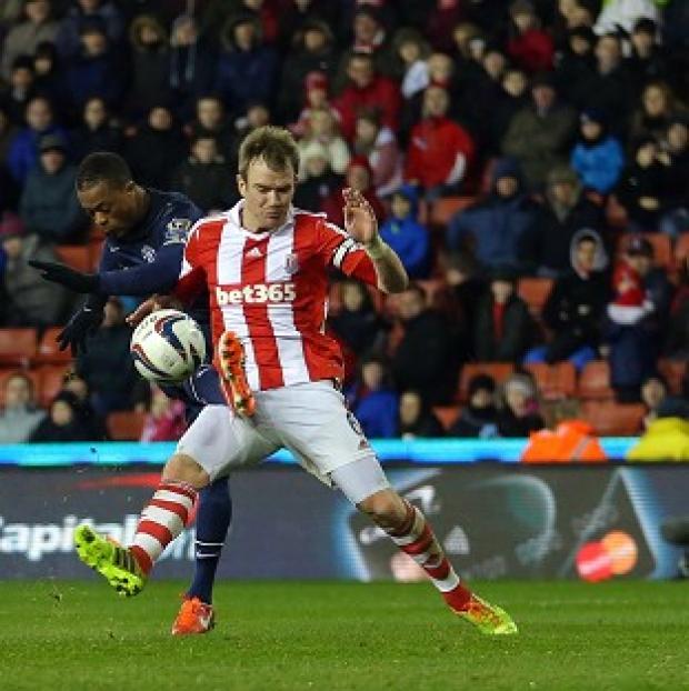 Congleton Guardian: Patrice Evra fires home the second goal Congleton Guardian: Patrice Evra fires home the second goal