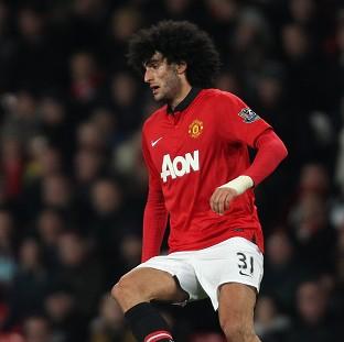 Congleton Guardian: Marouane Fellaini has been carrying back and wrist injuries Congleton Guardian: Marouane Fellaini has been carrying back and wrist injuries