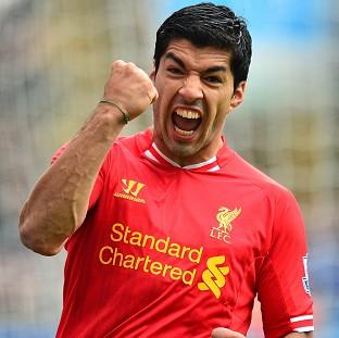 Congleton Guardian: Luis Suarez has scored 19 goals in 12 games Congleton Guardian: Luis Suarez has scored 19 goals in 12 games