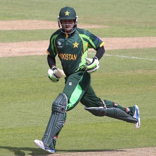 Congleton Guardian: Mohammad Hafeez finished unbeaten on 113 Congleton Guardian: Mohammad Hafeez finished unbeaten on 113