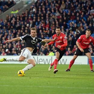 Congleton Guardian: Rickie Lambert netted Southampton's third Congleton Guardian: Rickie Lambert netted Southampton's third