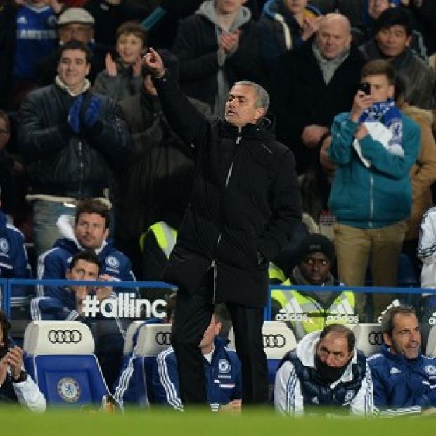Congleton Guardian: Jose Mourinho was frustrated watching his side Congleton Guardian: Jose Mourinho was frustrated watching his side