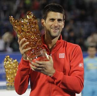 Congleton Guardian: Novak Djokovic, pictured, claimed a 7-5 6-2 win over David Ferrer to win the Mubadala World Tennis Championship (AP) Congleton Guardian: Novak Djokovic, pictured, claimed a 7-5 6-2 win over David Ferrer to win the Mubadala World Tennis Championship (AP)