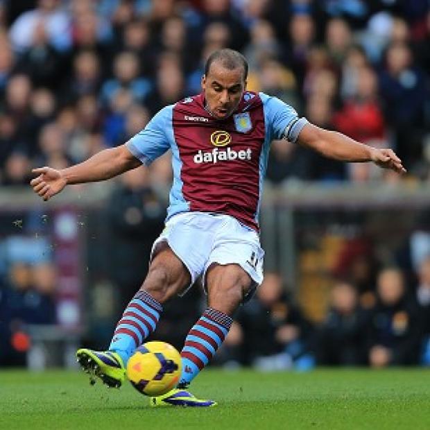 Congleton Guardian: Gabriel Agbonlahor scored for Villa in the seventh minute Congleton Guardian: Gabriel Agbonlahor scored for Villa in the seventh minute