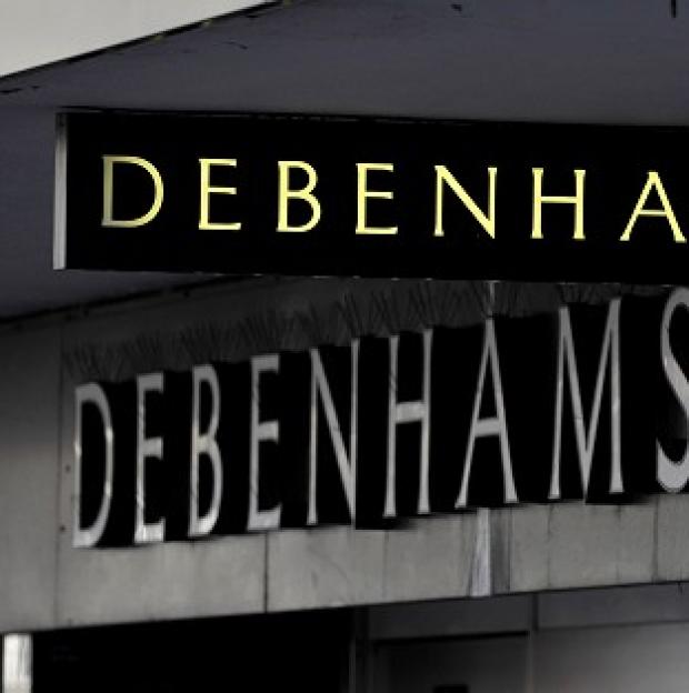 Congleton Guardian: Debenhams shares fell after a profits warning. Congleton Guardian: Debenhams shares fell after a profits warning.