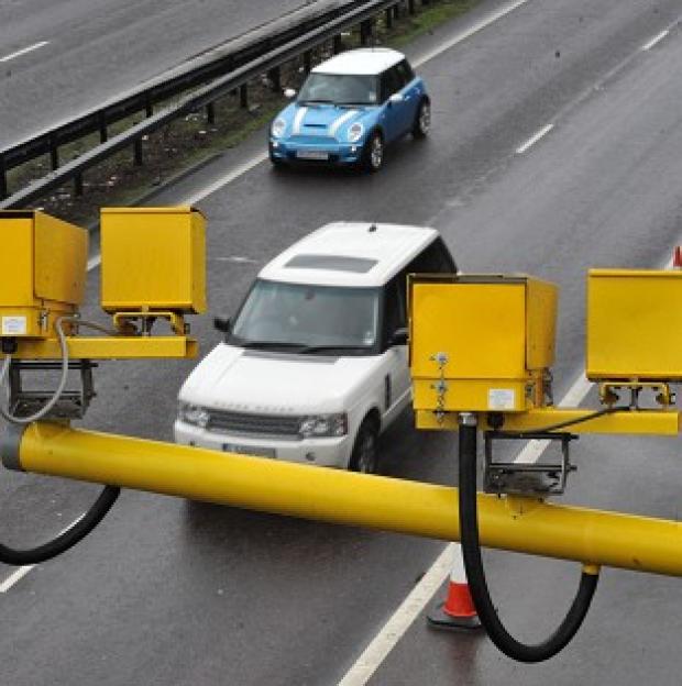 Congleton Guardian: Police said the car was spotted speeding at up to 100mph Congleton Guardian: Police said the car was spotted speeding at up to 100mph