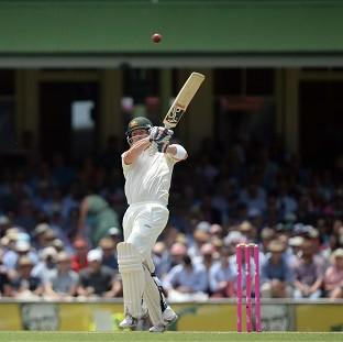 Congleton Guardian: Brad Haddin sends another shot to the rope Congleton Guardian: Brad Haddin sends another shot to the rope