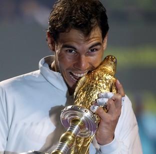 Congleton Guardian: Rafael Nadal, pictured, overcame Gael Monfils in three sets (AP) Congleton Guardian: Rafael Nadal, pictured, overcame Gael Monfils in three sets (AP)