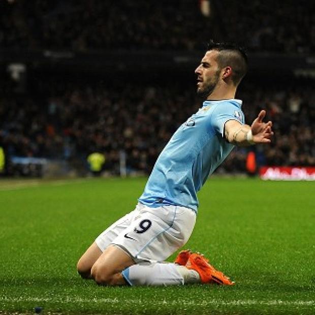 Congleton Guardian: Alvaro Negredo scored a hat-trick Congleton Guardian: Alvaro Negredo scored a hat-trick