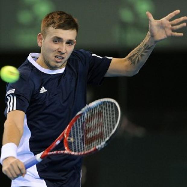 Congleton Guardian: Dan Evans was beaten in straight sets in Melbourne Congleton Guardian: Dan Evans was beaten in straight sets in Melbourne
