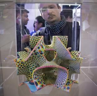 Congleton Guardian: A centerpiece confection made with a ChefJet Pro 3D food printer (AP) Congleton Guardian: A centerpiece confection made with a ChefJet Pro 3D food printer (AP)