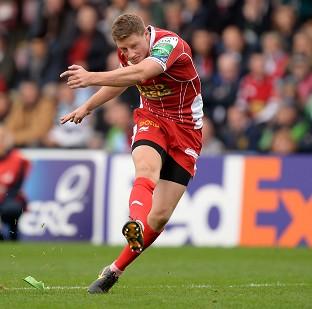 Congleton Guardian: Rhys Priestland kicked 14 points in Scarlet's victory Congleton Guardian: Rhys Priestland kicked 14 points in Scarlet's victory