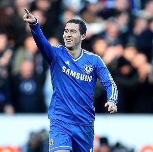 Congleton Guardian: Eden Hazard opened the scoring as Chelsea went top of the league Congleton Guardian: Eden Hazard opened the scoring as Chelsea went top of the league