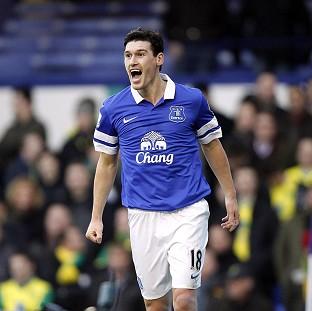 Congleton Guardian: Gareth Barry scored his 50th Premier League goal in Everton's victory Congleton Guardian: Gareth Barry scored his 50th Premier League goal in Everton's victory
