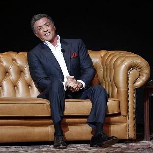 Congleton Guardian: Sylvester Stallone onstage at the London Palladium Congleton Guardian: Sylvester Stallone onstage at the London Palladium