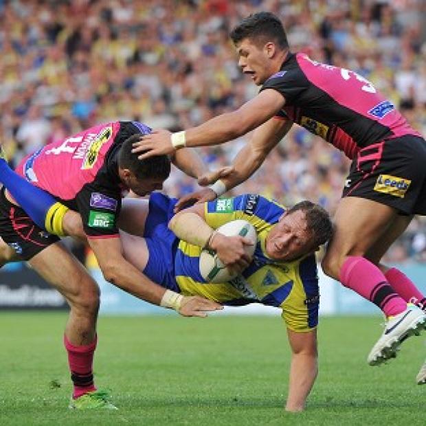 Congleton Guardian: Alex Foster, right, is one of three Leeds players heading to London for the season Congleton Guardian: Alex Foster, right, is one of three Leeds players heading to London for the season