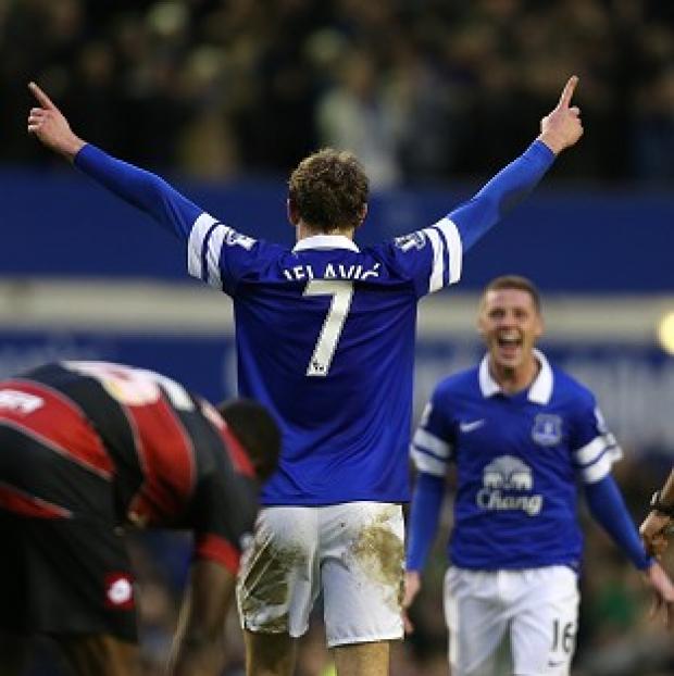 Congleton Guardian: Nikica Jelavic has said farewell to the Everton fans Congleton Guardian: Nikica Jelavic has said farewell to the Everton fans