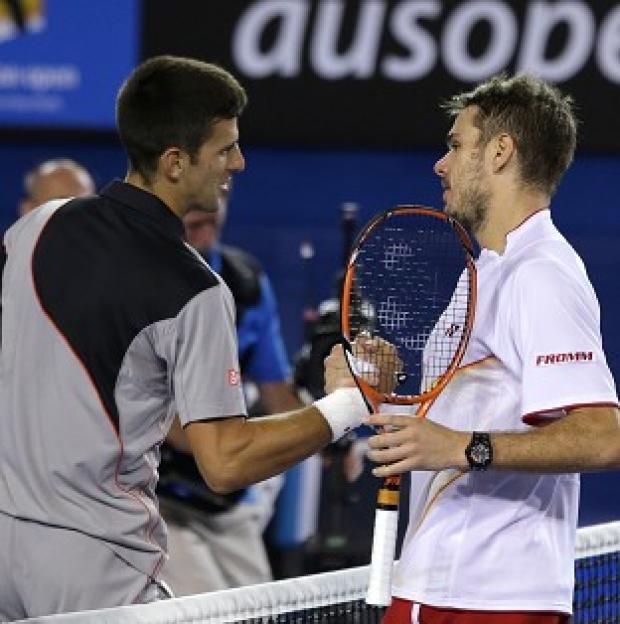 Congleton Guardian: Stanislas Wawrinka, right, overcame Novak Djokovic in five sets (AP) Congleton Guardian: Stanislas Wawrinka, right, overcame Novak Djokovic in five sets (AP)
