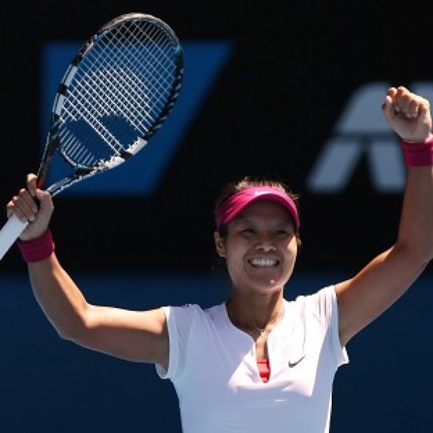 Congleton Guardian: Li Na celebrates victory over Eugenie Bouchard to reach the Australian Open final (AP) Congleton Guardian: Li Na celebrates victory over Eugenie Bouchard to reach the Australian Open final (AP)