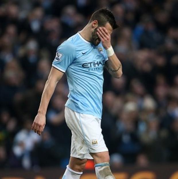 Congleton Guardian: Alvaro Negredo has a shoulder problem Congleton Guardian: Alvaro Negredo has a shoulder problem
