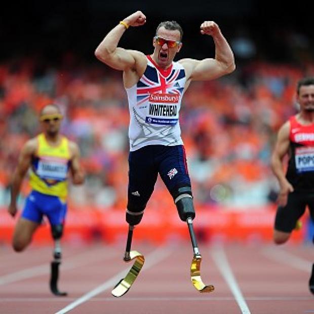 Congleton Guardian: Paralympic star Richard Whitehead impressed the judges on Splash! Congleton Guardian: Paralympic star Richard Whitehead impressed the judges on Splash!