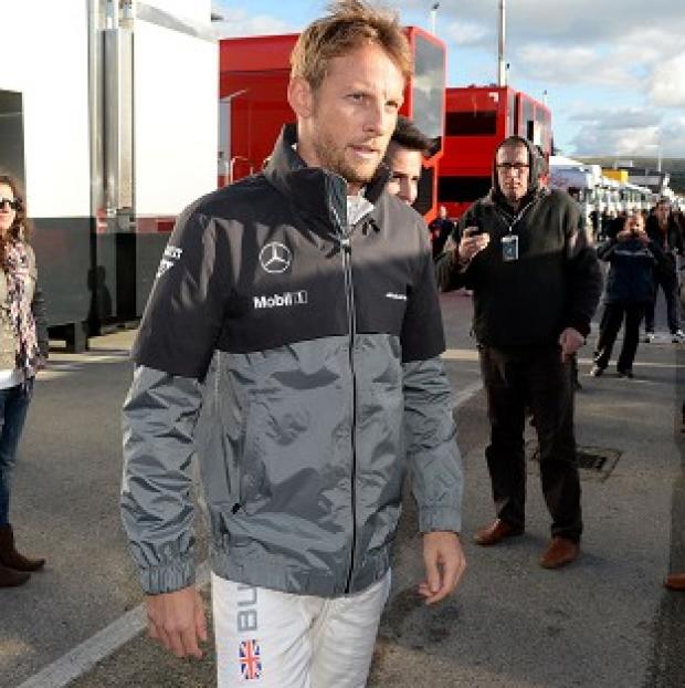 Congleton Guardian: Jenson Button topped the timesheet on day two Congleton Guardian: Jenson Button topped the timesheet on day two