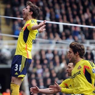 Congleton Guardian: Fabio Borini celebrates scoring from the spot Congleton Guardian: Fabio Borini celebrates scoring from the spot