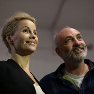 Congleton Guardian: The Bridge stars Sofia Helin and Kim Bodnia during at Nordicana 2014 Congleton Guardian: The Bridge stars Sofia Helin and Kim Bodnia during at Nordicana 2014