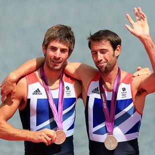 Congleton Guardian: Zac Purchase, left, has retired from rowing Congleton Guardian: Zac Purchase, left, has retired from rowing